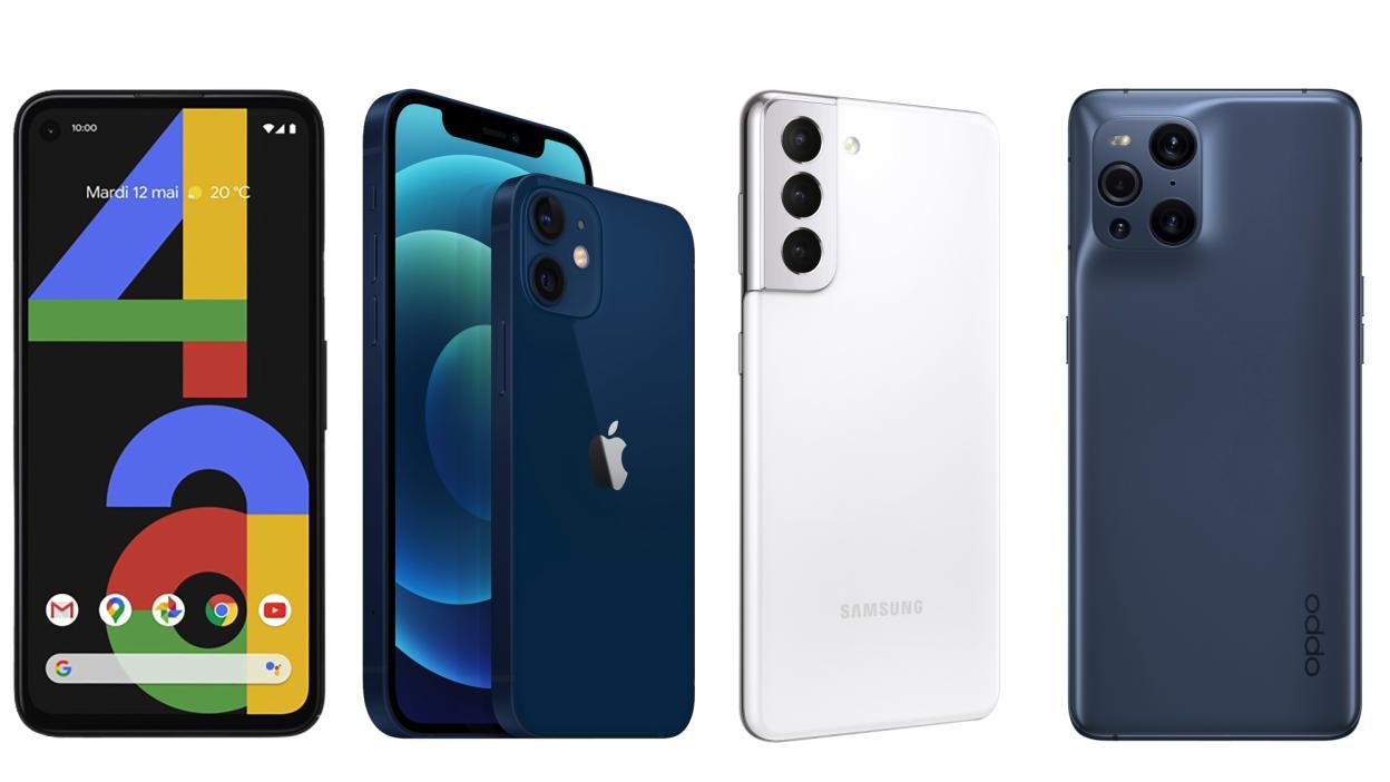  Google,Apple,Samsung,Oppo